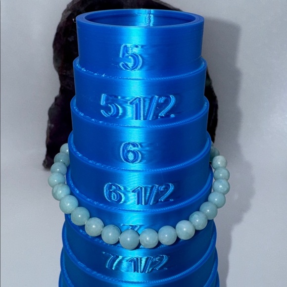 Amazonite Stone Beaded Bracelet - Picture 3 of 3